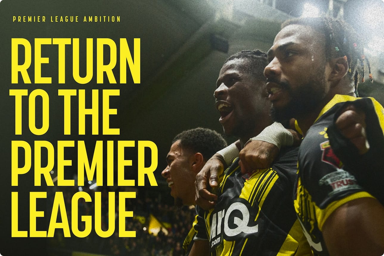 Startups: breng jij Watford terug naar de Premier League?